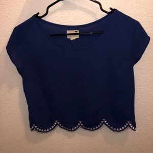LA Hearts crop top